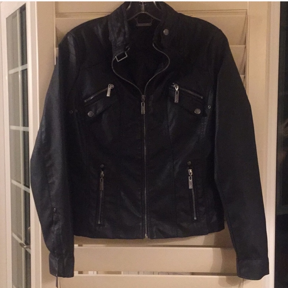 Faux Leather Jacket